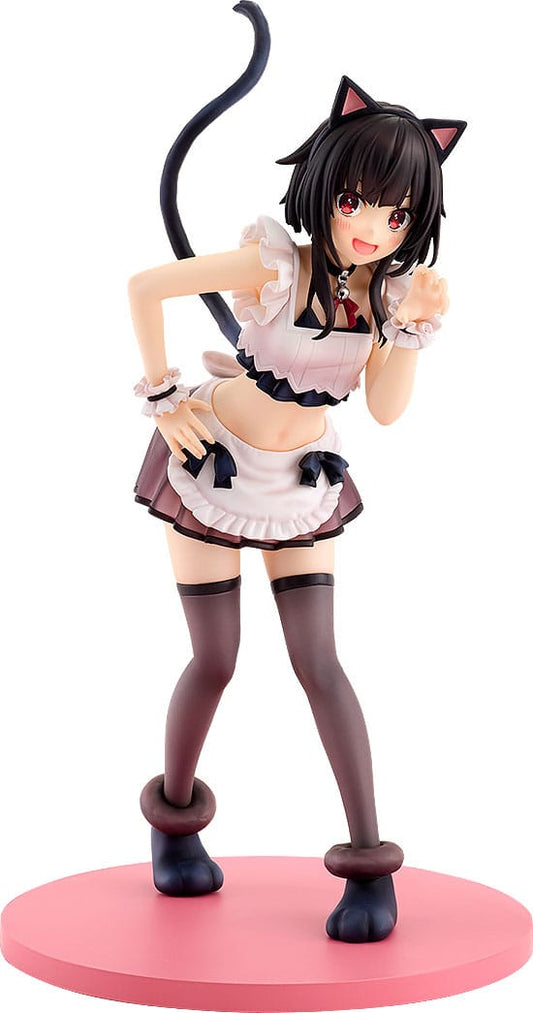 Konosuba God's blessing on this wonderful world! PVC Statue Megumin: Light Novel Catgirl Maid Ver. 16 cm - FanofThings.co.uk