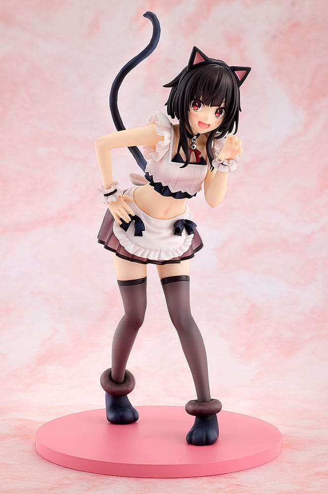 Konosuba God's blessing on this wonderful world! PVC Statue Megumin: Light Novel Catgirl Maid Ver. 16 cm - FanofThings.co.uk