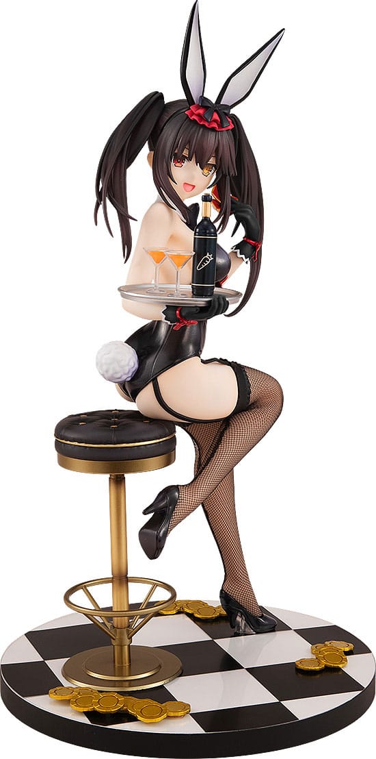Date A Live Statue 1/7 Kurumi Tokisaki: Black Bunny Ver. 26 cm Kadokawa