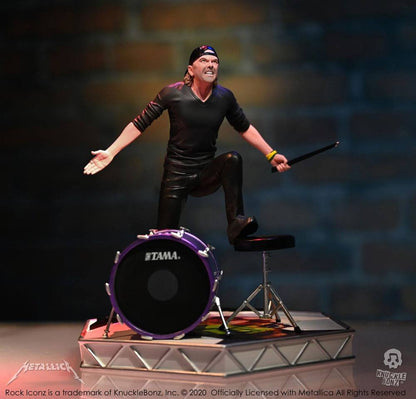 Metallica Rock Iconz Statue Lars Ulrich Limited Edition 22 cm Knucklebonz