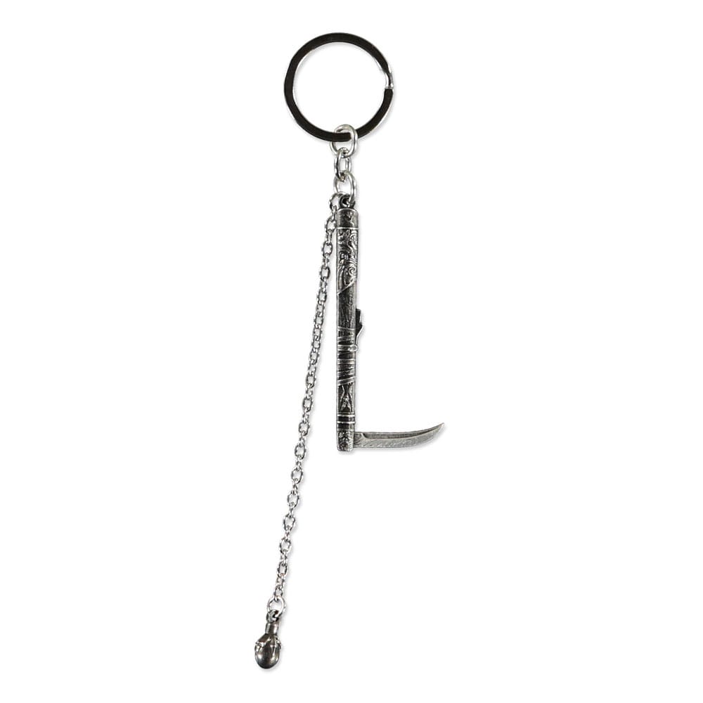 AssassinÂ´s Creed Shadows Metal Keychain Kusarigama