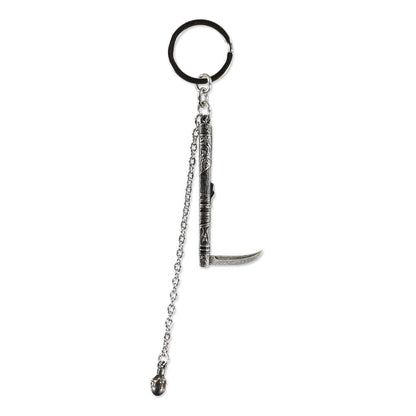 AssassinÂ´s Creed Shadows Metal Keychain Kusarigama