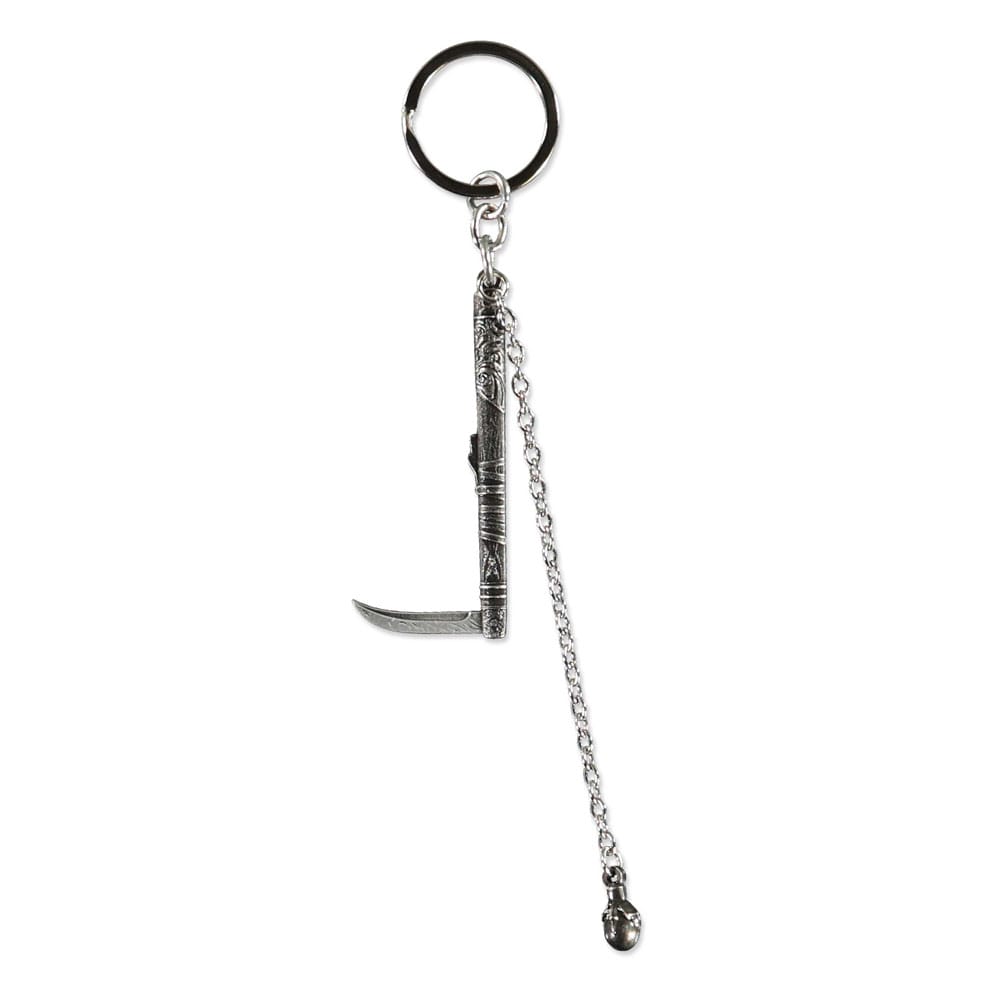 AssassinÂ´s Creed Shadows Metal Keychain Kusarigama
