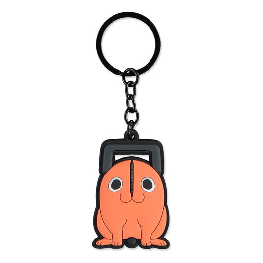 Chainsaw Man Rubber Keychain Pochita Keyrings