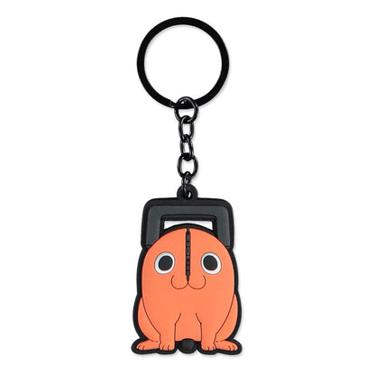 Chainsaw Man Rubber Keychain Pochita Keyrings