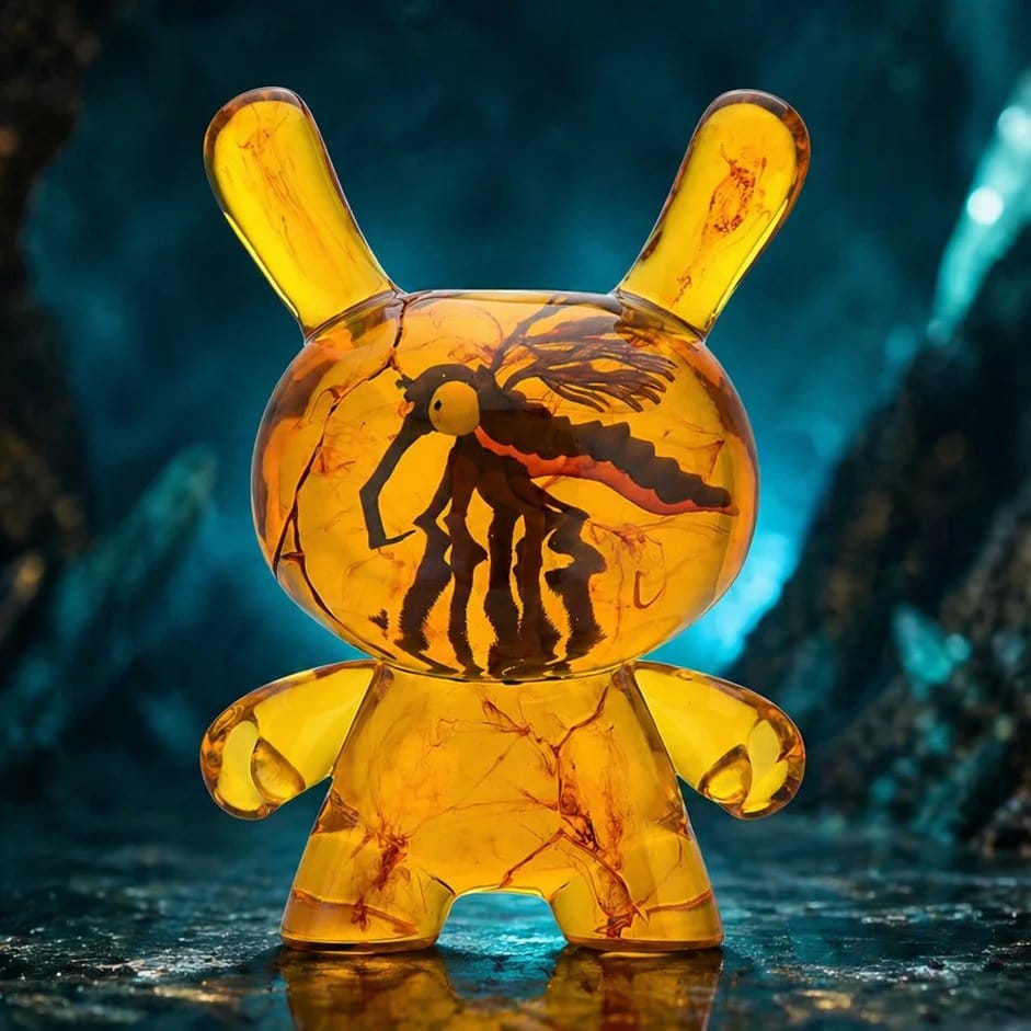 Dunny Art Toy Resin Figure Amber 20 cm