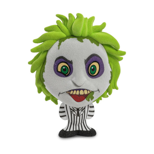 Beetlejuice Beetlejuice Bhunny Flocked Vinyl Figure Beetlejuice Striped Suit 10 cm Statues