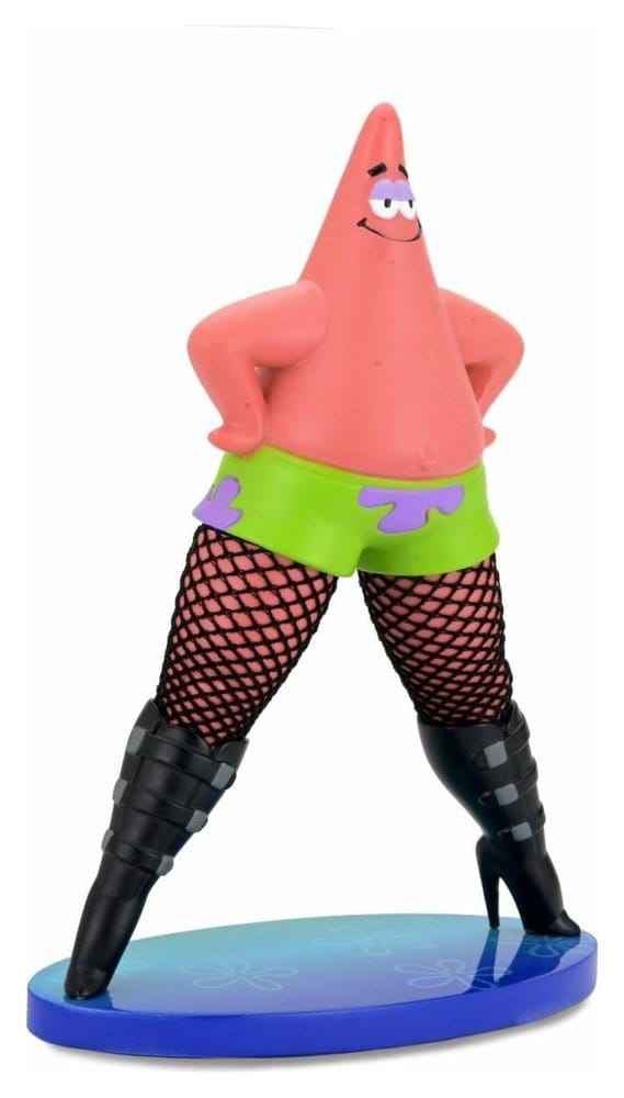 SpongeBob SquarePants Goofy Goober Rock Art Figure Patrick Star in Fishnets 15 cm