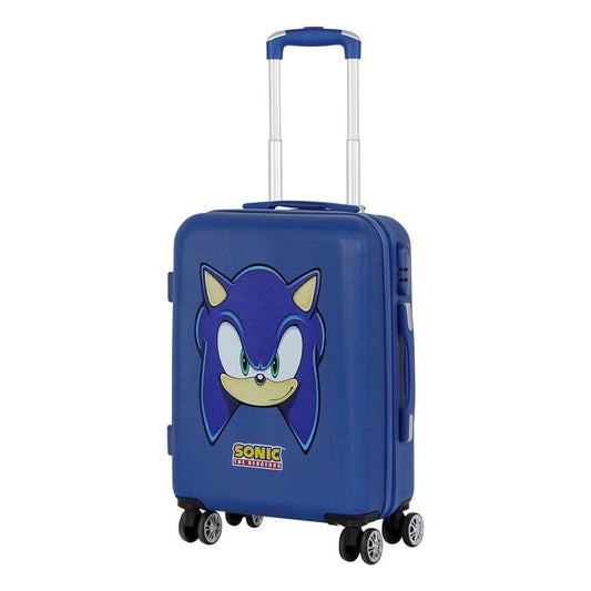 Sonic - The Hedgehog Sight-ABS 4-Wheel Cabin Suitcase Sonic´s Face 55 cm Bags