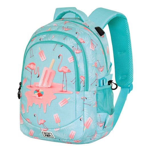 Oh My Pop! Plus Running Backpack Ice Flamingo Karactermania