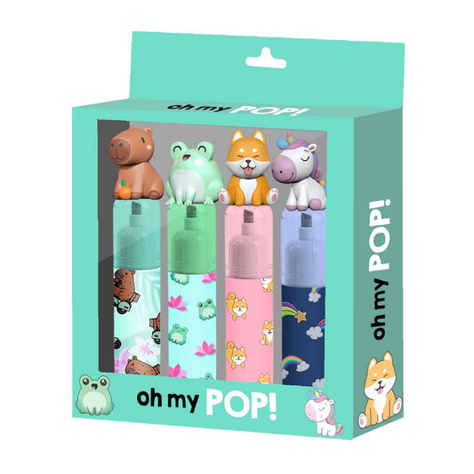 Oh My Pop! Highlighters 4-Pack Stationery