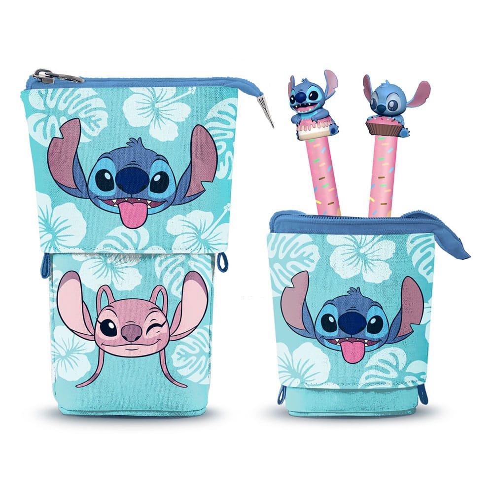 Lilo & Stitch Pop Up Pencil with 2 Erasable Gel Pens Stationery