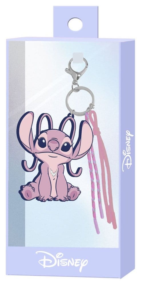 Lilo & Stitch Charm Keyring Angel Cute