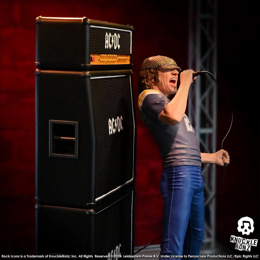 AC/DC Rock Iconz Statue Brian Johnson 23 cm Statues