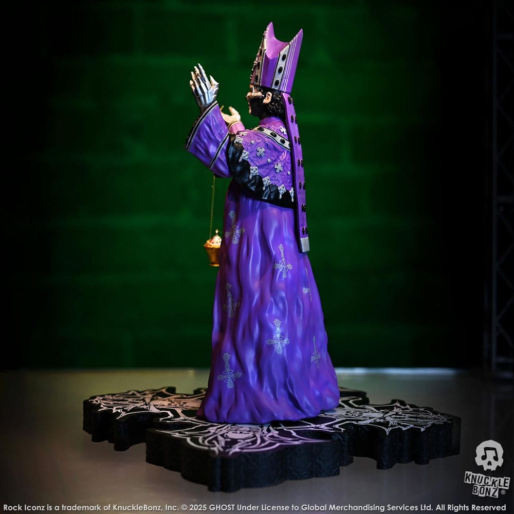 Ghost Rock Iconz Statue Papa V Perpetua Purple Robes 22 cm Statues