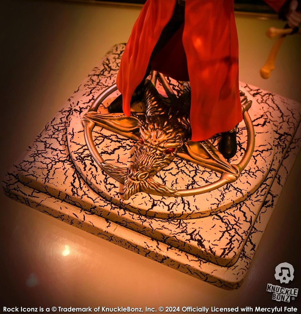 Mercyful Fate Rock Iconz Statue King Diamond III (Red Version) 22 cm Statues