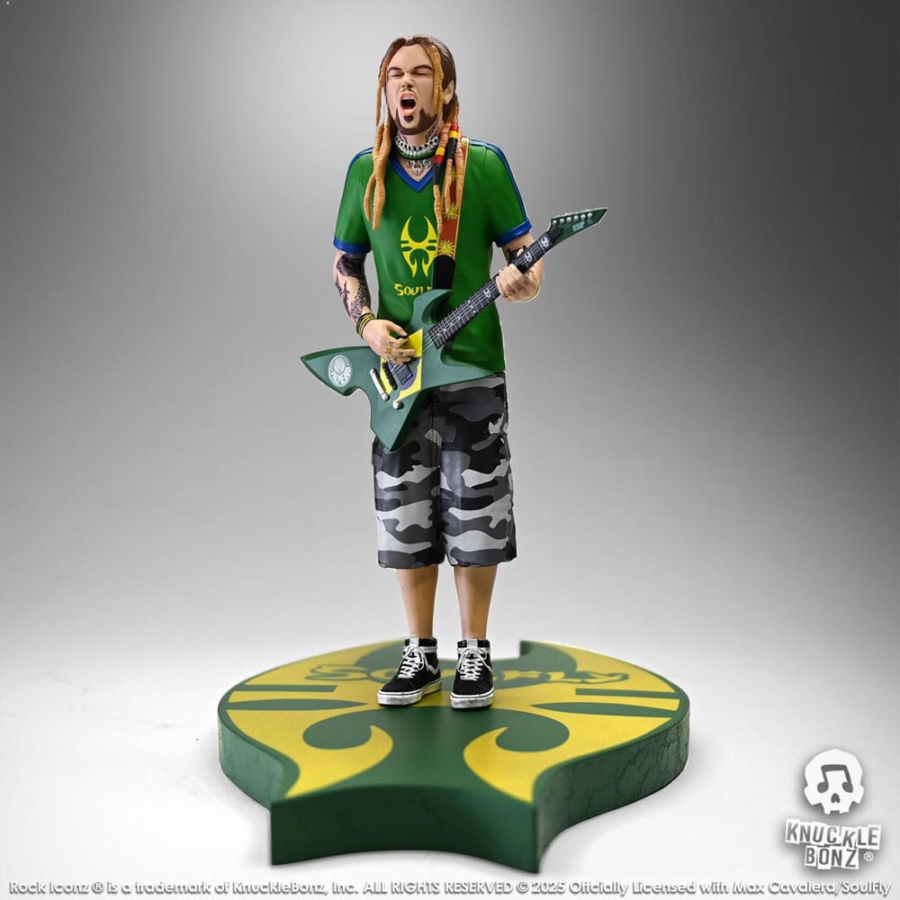 Soulfly Rock Iconz Statue Max Cavalera 22 cm Knucklebonz