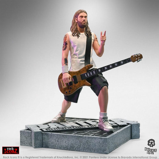 Pantera Rock Iconz Statue Rex Brown (Reinventing the Steel) 22 cm Statues