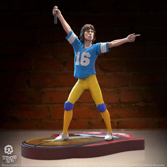 Rolling Stones Rock Iconz Statue Mick Jagger US Tour 1981 (Blue Jersey) 22 cm