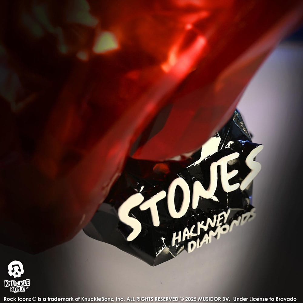 Rolling Stones 3D Vinyl Statue Licks (Hackney Diamonds Version) 22 cm Knucklebonz