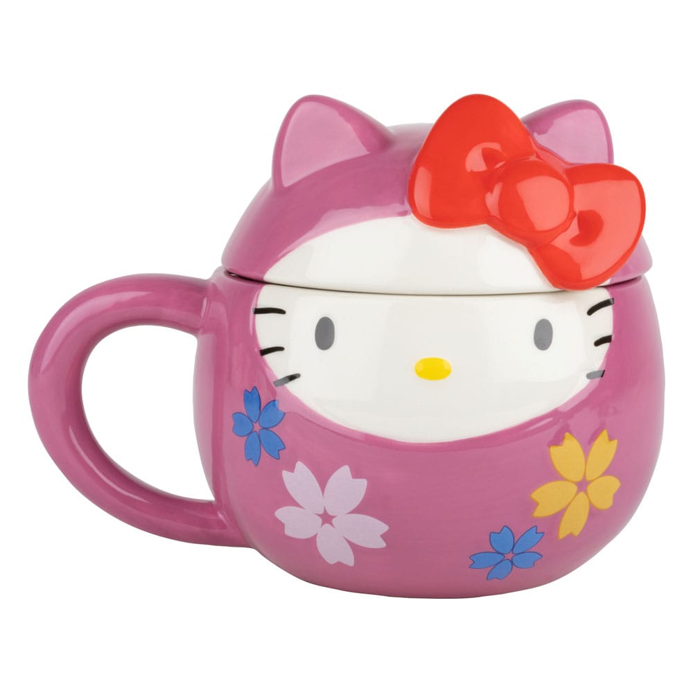 Sanrio 3D Mug Hello Kitty Kitty Daruma Cups & Mugs