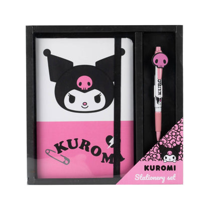 Sanrio Notebook with Pen Gift Set Kuromi Konix