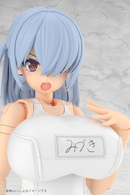 Frame Arms Girl Plastic Model Kit Mizuki School Swimsuits White Ver. 16 cm