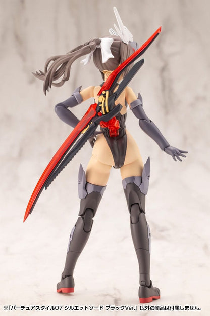 Kotobukiya M.S.G. Model Kit Accessory Set Virtuous Style 06 Silhouette Sword Black Ver.