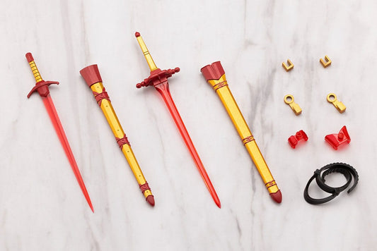 Kotobukiya M.S.G. Model Kit Accessory Set Virtuous Style 09 Sword Set A Flamerite Ver.