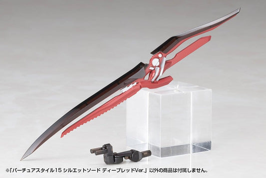 Kotobukiya M.S.G. Model Kit Accessory Set Virtuous Style 15 Silhouette Sword Deep Red Ver. 14 cm