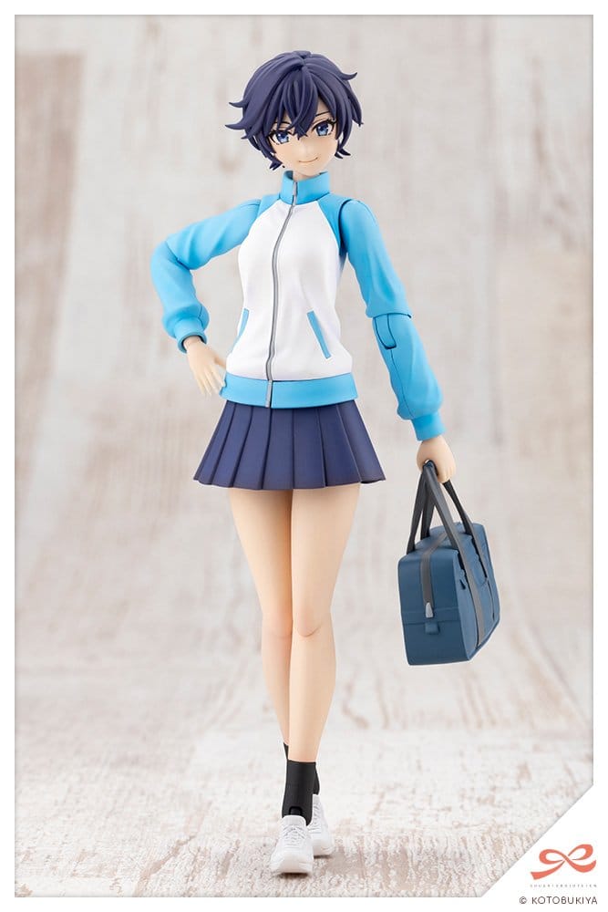Sousai Shojo Teien Plastic Model Kit 1/10 Rui Saotome Touhou High School Tracksuit 16 cm Kotobukiya