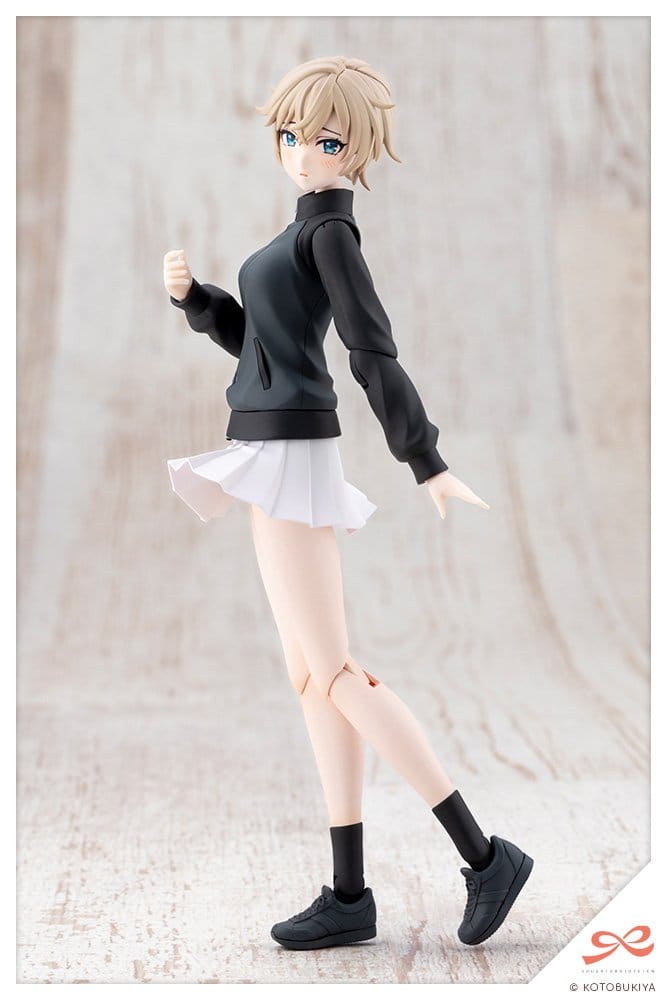 Sousai Shojo Teien Plastic Model Kit 1/10 Rui Saotome Touhou High School Tracksuit Dreaming Style Midnight Onyx 16 cm Kotobukiya