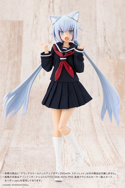 Sousaishojoteien Plastic Model Kit Grand Scale Dress Up Body M with Stylet 25 cm