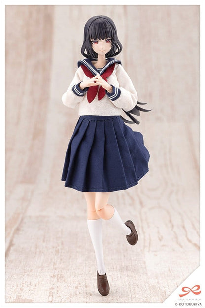 Sousaishojoteien Plastic Model 1/10 Kiru Pla Kuon Yakushiji Touou High School Uniform 16 cm