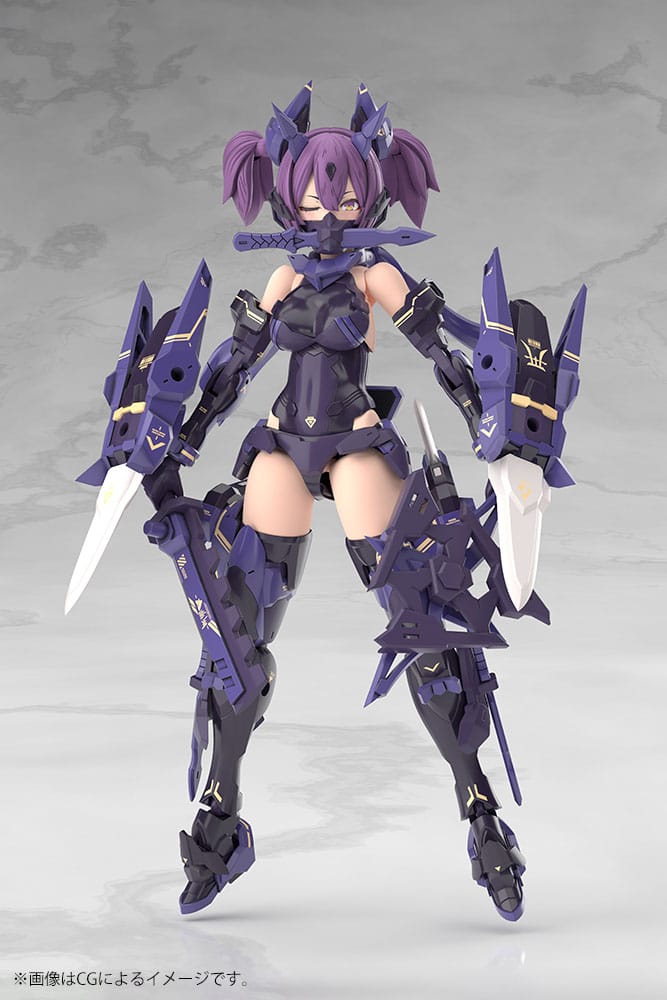 Megami Device Plastic Model Kit 1/1 Asra Ninja Kaname Shadow Edition Full Package 14 cm - FanofThings.co.uk