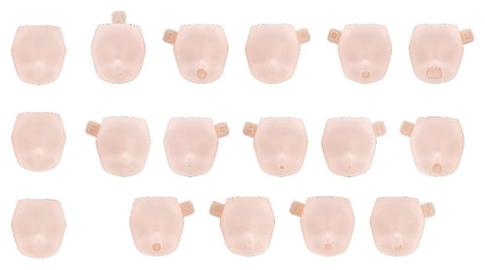 Megami Device M.S.G. Plastic Model Kit 10 Face Set Puni Mofu 01 Skin Color B