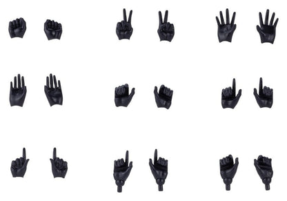 Megami Device M.S.G. Plastic Model Kit 1/1 09 Hand Set Skin Color Black