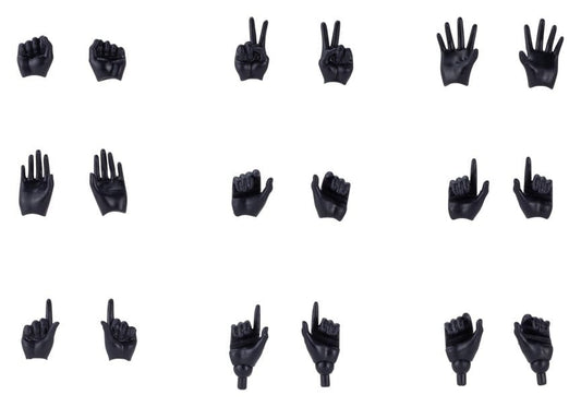 Megami Device M.S.G. Plastic Model Kit 1/1 09 Hand Set Skin Color Black