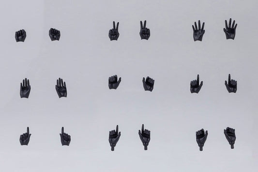 Megami Device M.S.G. Plastic Model Kit 1/1 09 Hand Set Skin Color Black