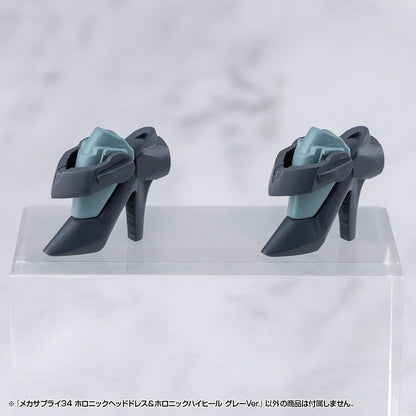 Kotobukiya M.S.G. Model Kit Accessory Set Mecha Supply 34 Holonic Headdress & Holonic High Heels Grey Ver. Kotobukiya