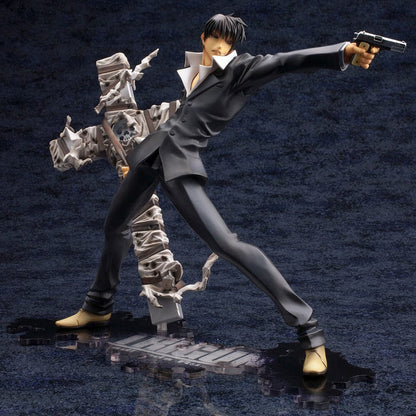 Trigun Badlands Rumble ARTFX J Statue 1/8 Nicholas D. Wolfwood Renewal Package Version 20 cm