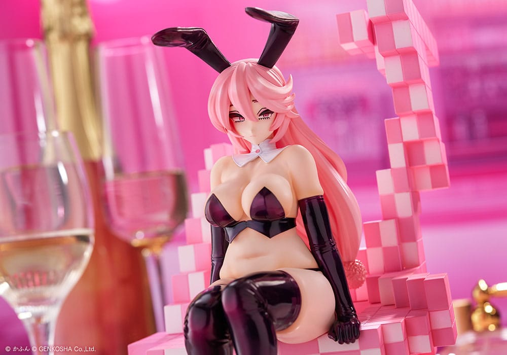 Original Character Trick Bunnies PVC Statue 1/7 Sitting Bunny Illustration by Kafun 24 cm - FanofThings.co.uk