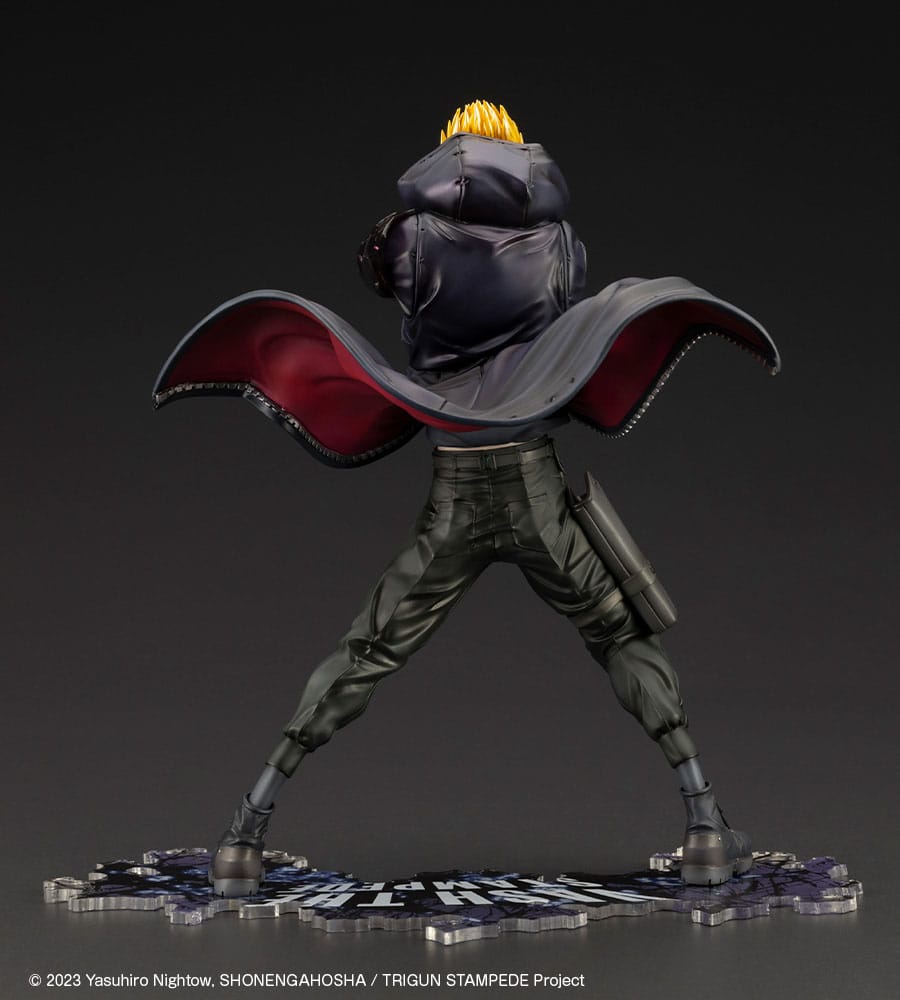Trigun Stampede ARTFXJ Statue 1/8 Vash the Stampede The Gunman in Black Ver. 22 cm Statues