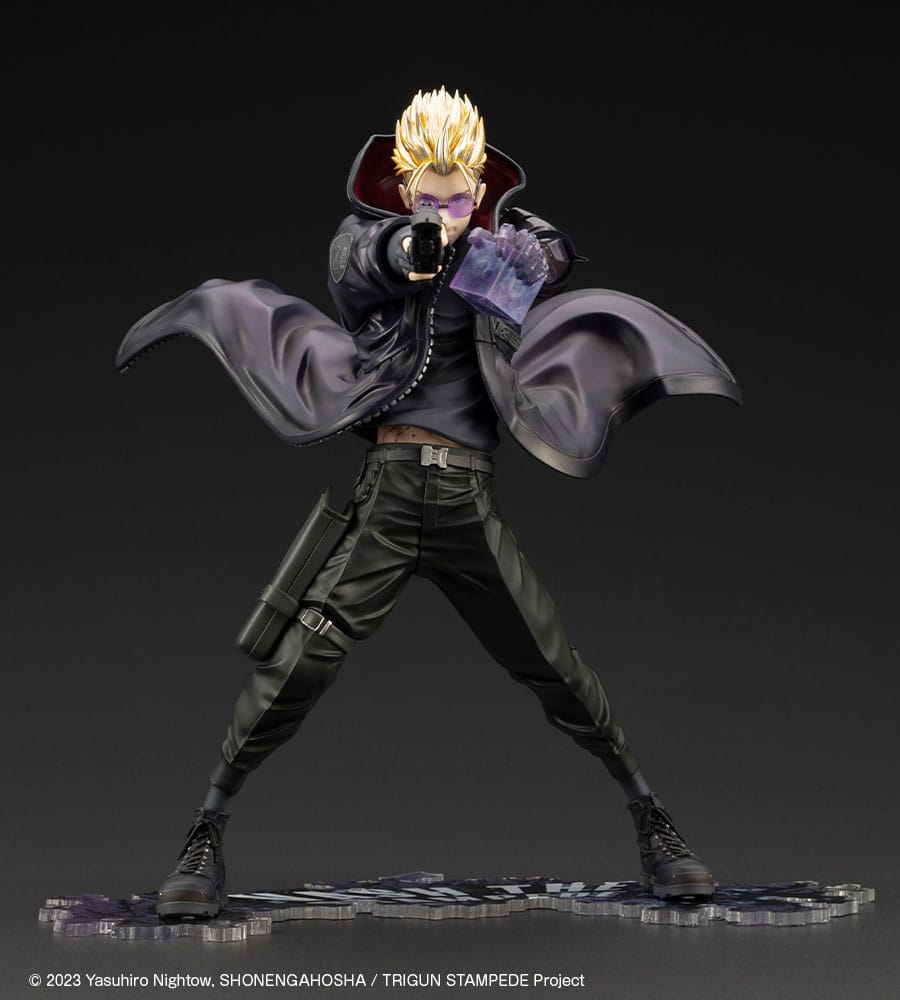 Trigun Stampede ARTFXJ Statue 1/8 Vash the Stampede The Gunman in Black Ver. 22 cm Statues