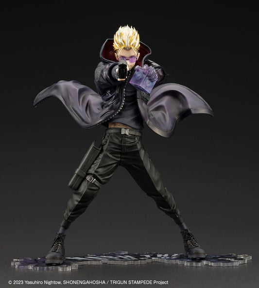 Trigun Stampede ARTFXJ Statue 1/8 Vash the Stampede The Gunman in Black Ver. 22 cm Statues
