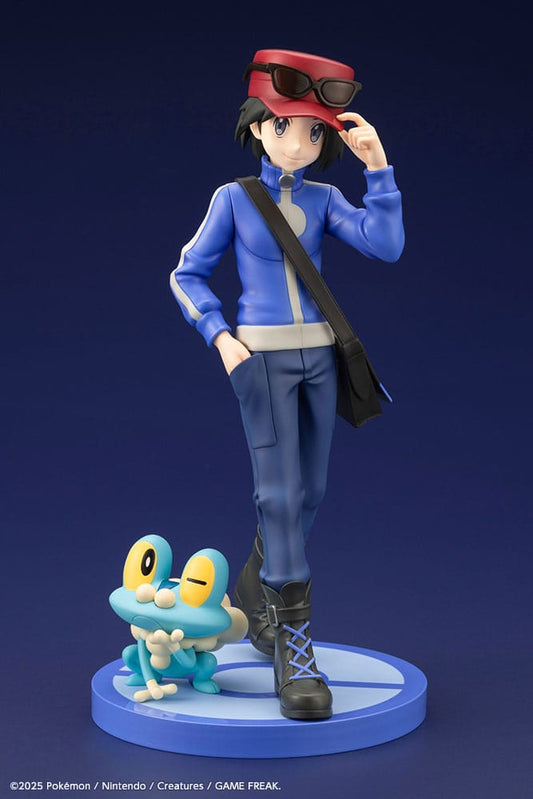 Pokémon ARTFXJ Statue 1/8 Calem & Froakie 20 cm