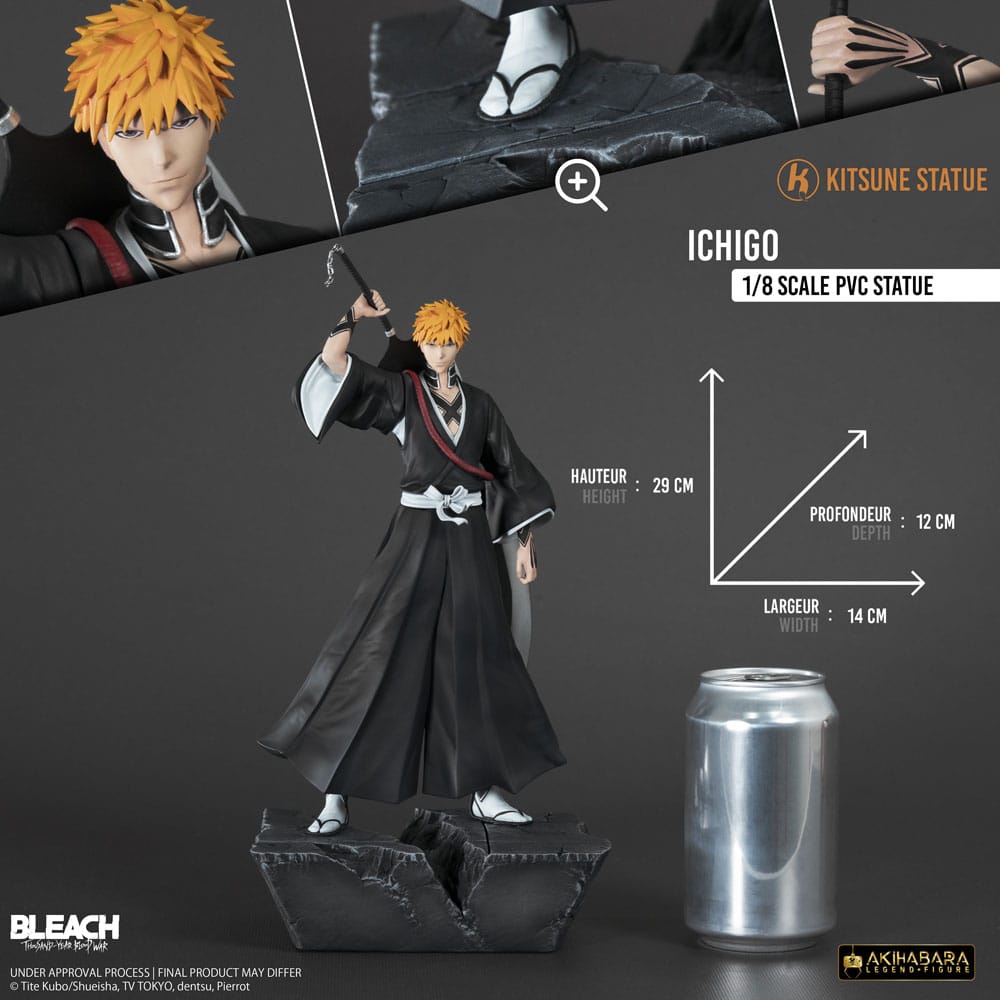 Bleach: Thousand-Year Blood War Figure PVC Statue 1/8 Ichigo 29 cm Kitsune Statue