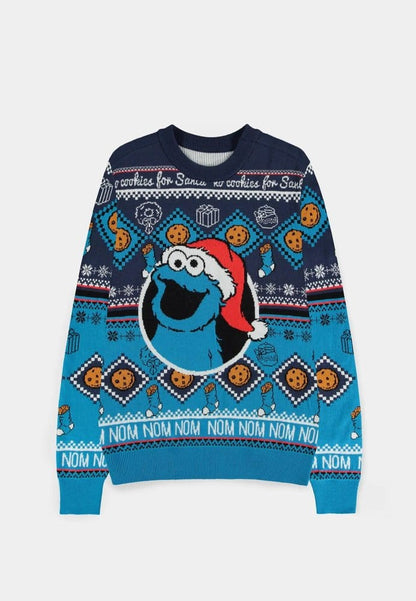 Sesame Street Christmas Sweater Cookie Monster Size XXL