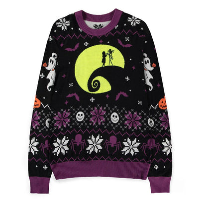 Nightmare Before Christmas Sweater Glow in the Dark (Christmas Jumper) Size M