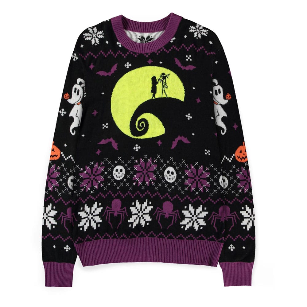 Nightmare Before Christmas Sweater Glow in the Dark (Christmas Jumper) Size M Sweaters
